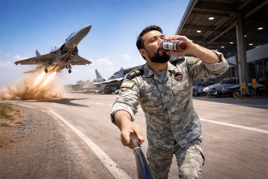 Viral Jenderal Iran Naik Skateboard Hasil AI